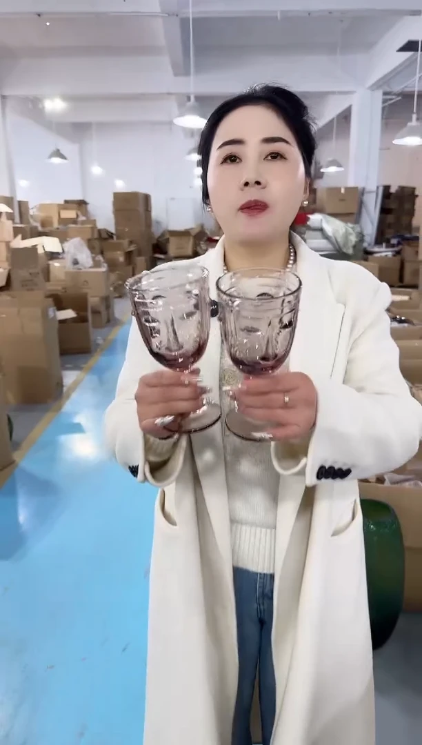 【闪购商品】玻璃安琪花瓶-花瓶一对--BDV5