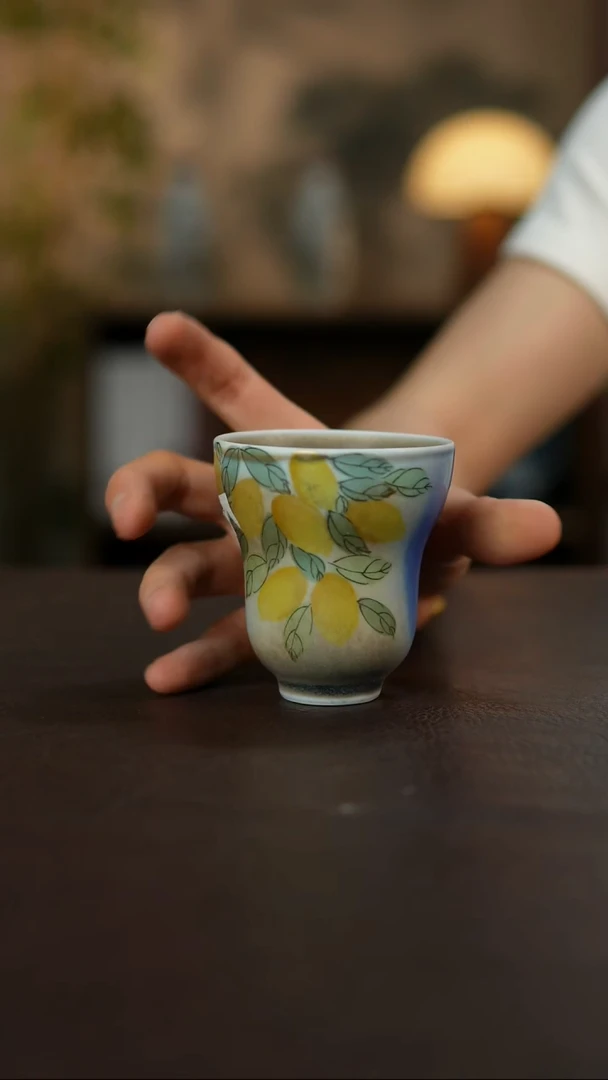 杯景德镇陶瓷杯碗柴烧多人