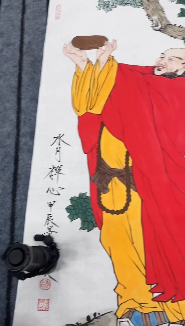 国画精品三尺人物作品
