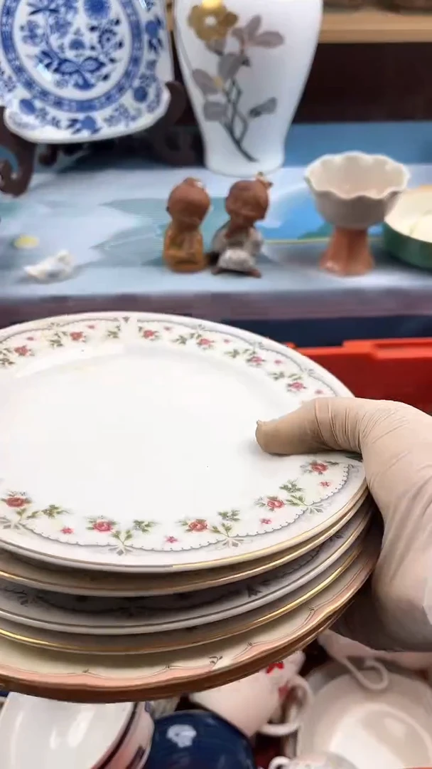 瓷片英歌瓷器满19.9包邮