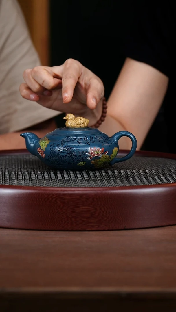 茶壶紫砂49WHJ春江水暖 景舟绿泥250cc