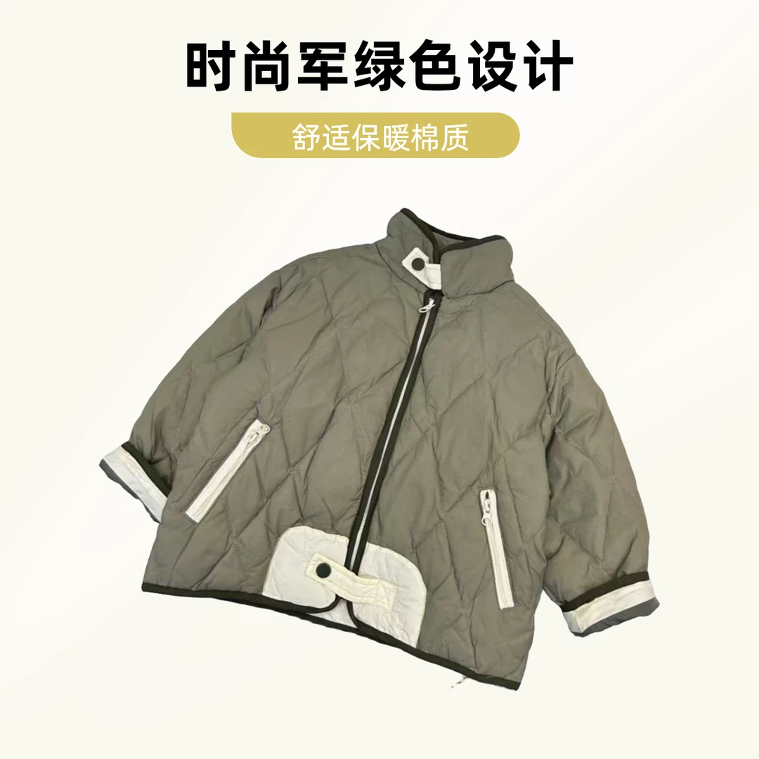 YRF-810高品质 男童 女童 中性款韩系简约时尚轻便保暖羽绒服