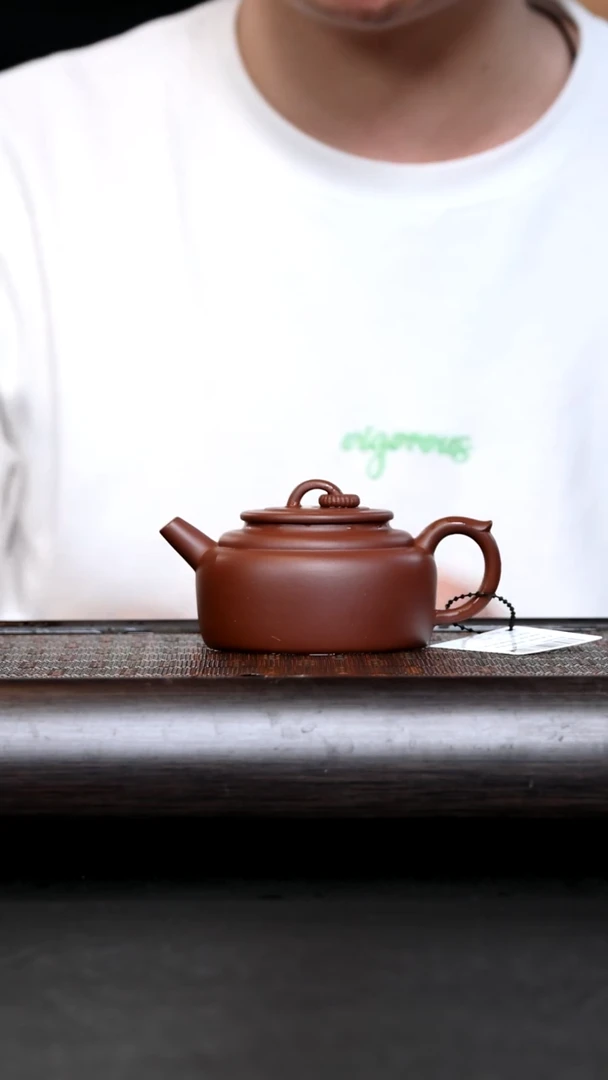 茶壶紫砂HT15966 线钟 底槽清160cc