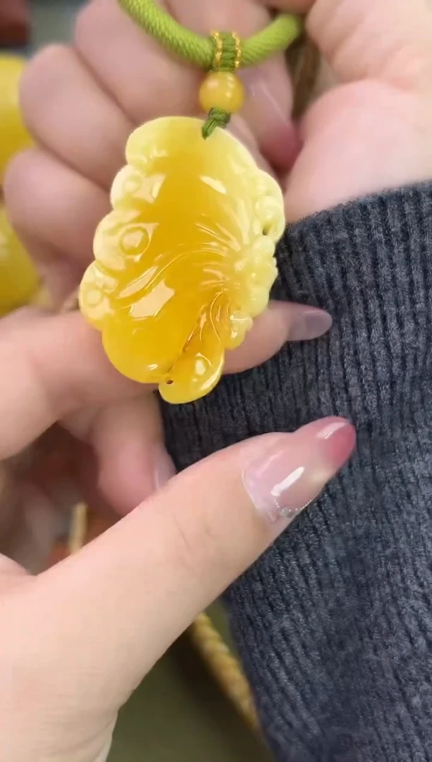 裸石琥珀未镶嵌天然琥珀蜜蜡吊坠