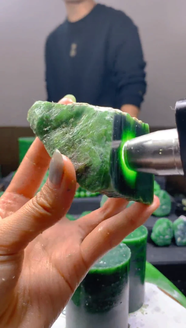 未镶嵌和田玉珠宝半成品1