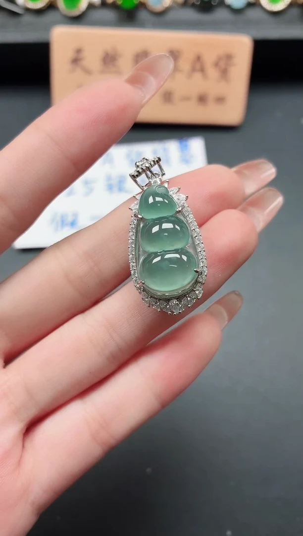 银S925镶嵌戒指翡翠1111