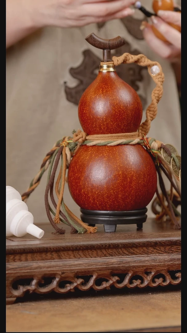 314号精品天然大漆酒葫芦一物一拍~