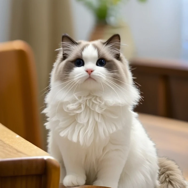 【缘份家】布偶幼体温顺友好可爱猫咪宠物礼物陪伴宠物猫金渐层