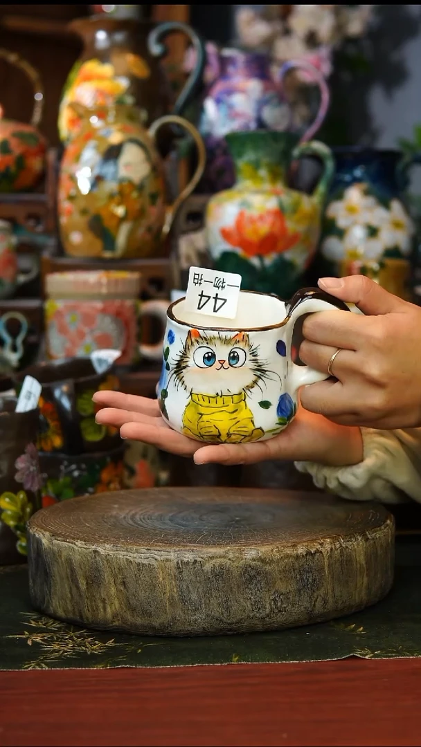 陶瓷44景德镇手工手绘釉下彩