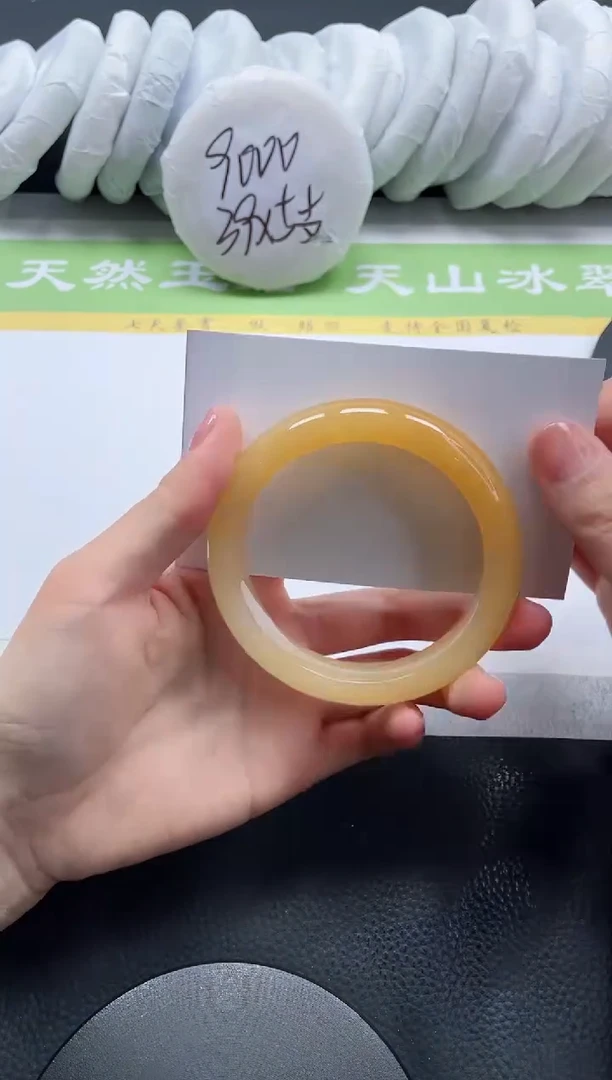 【闪购商品】石英质玉手镯未镶嵌A69-58+