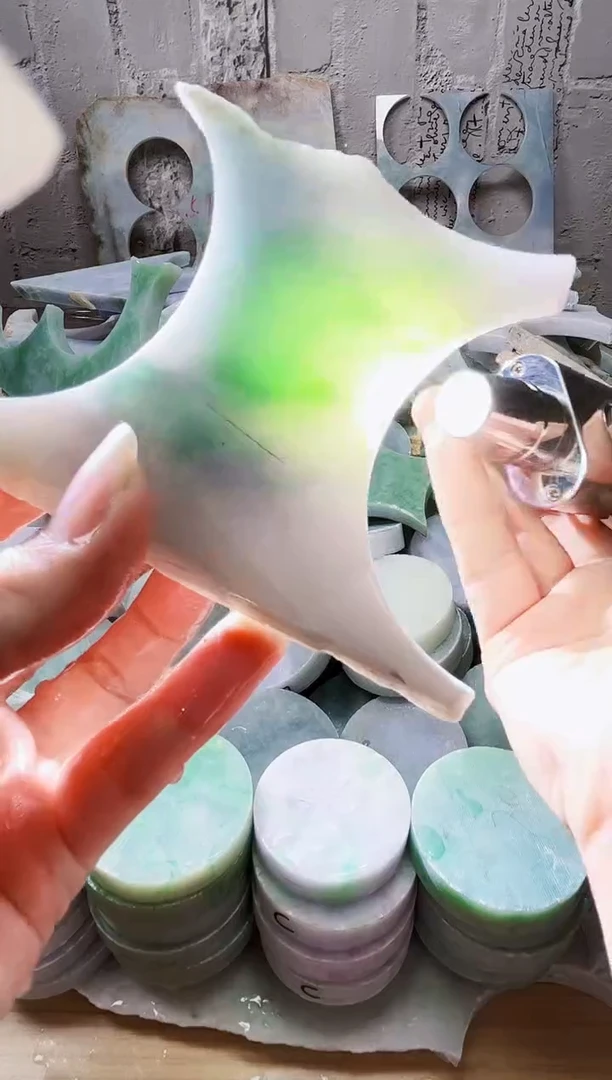 裸石翡翠天然翡翠A货 南 328