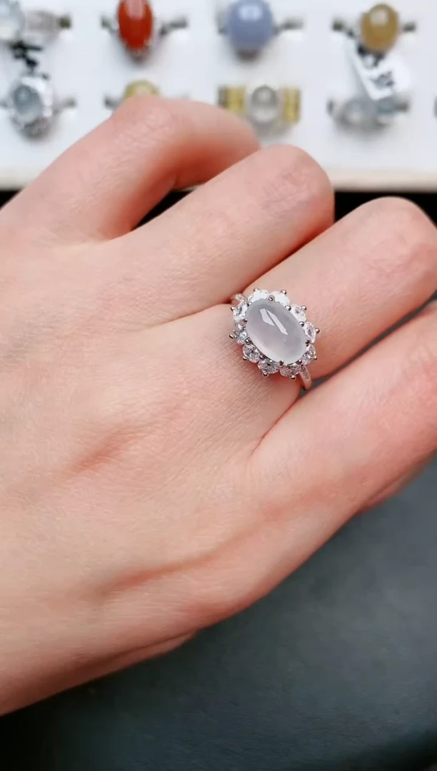 【闪购商品】翡翠戒指银S925镶嵌......