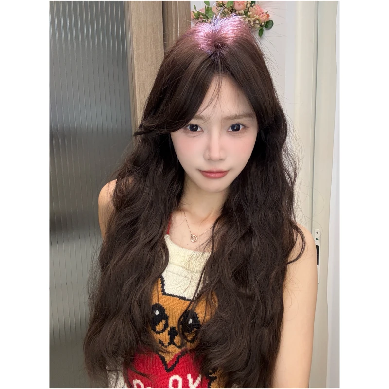 美宿【含真发 莉莉丝】水波纹不用戴发网的假发超薄透气免醒假发片