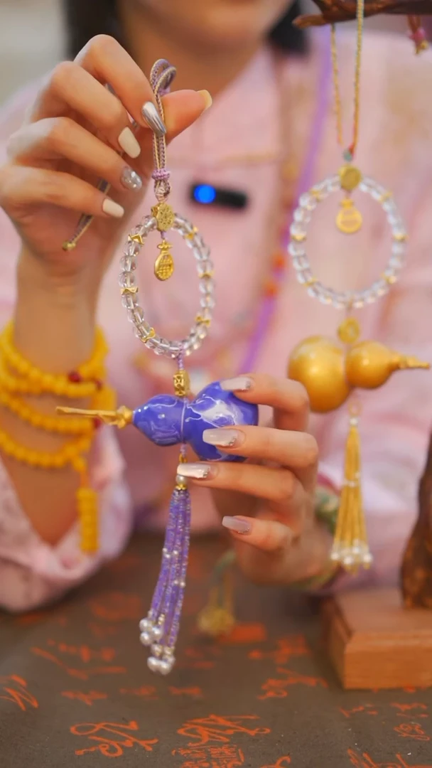 822非遗漆手艺工天然葫芦文玩福禄