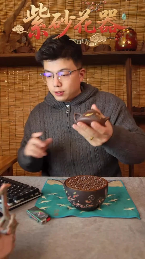 茶壶紫砂紫泥石瓢多鱼