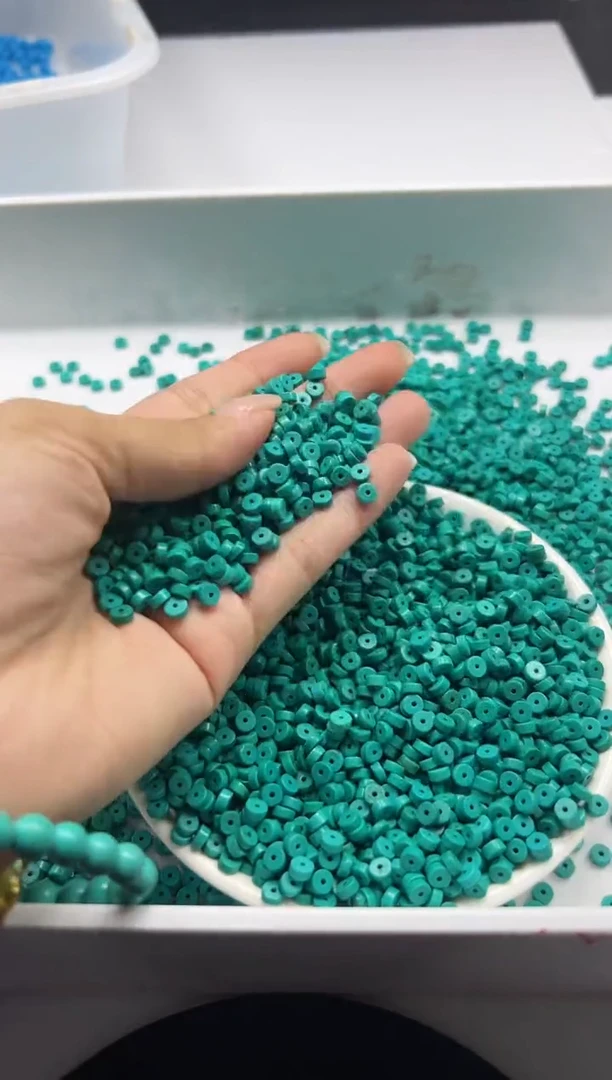 未镶嵌颈饰玛瑙/玉髓w2321高瓷绿松直切算盘4*2mm*50颗