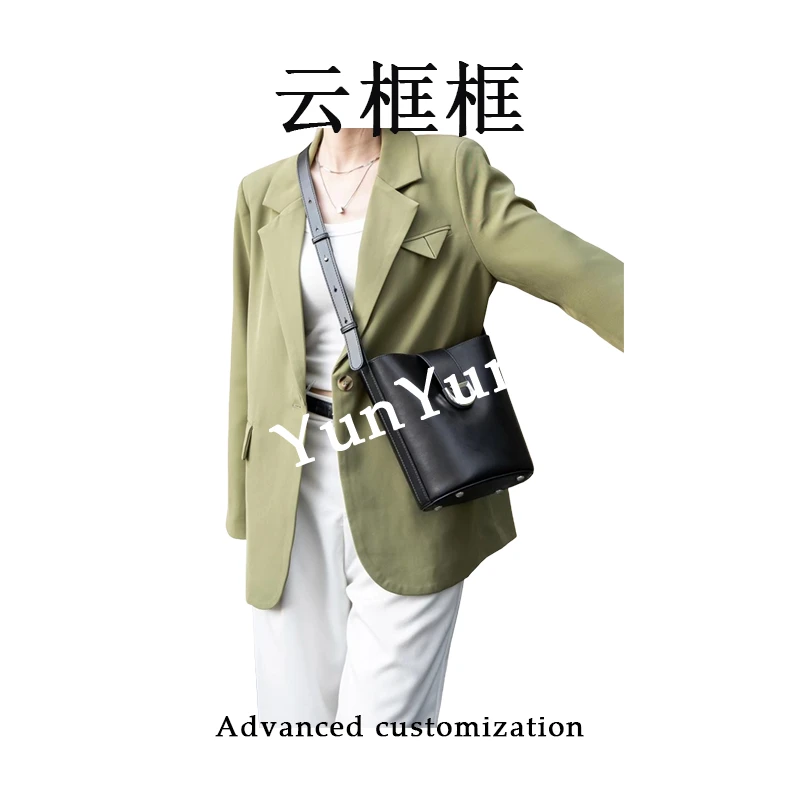 【云云甄选】J-6185-黑色-19*11*22轻奢时尚女士新款单肩斜挎包