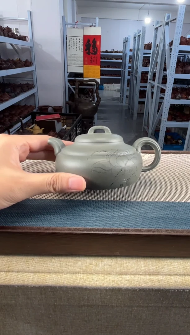 茶壶紫砂63宜兴紫砂全手270cc
