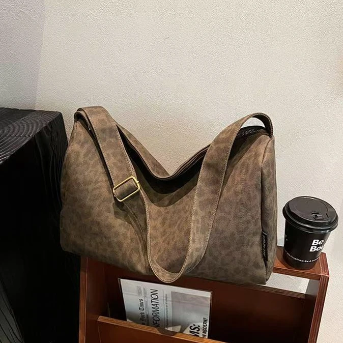 拉链日韩大包包单根肩包小众通勤风腋下简约单肩包休闲斜挎包