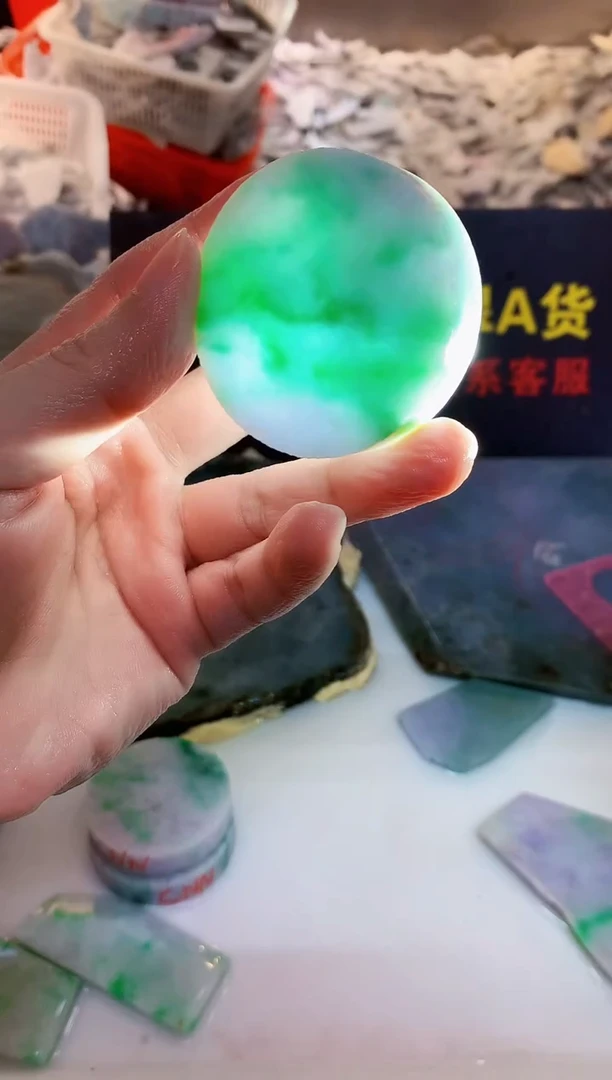 裸石翡翠0朗0翡翠珠宝131