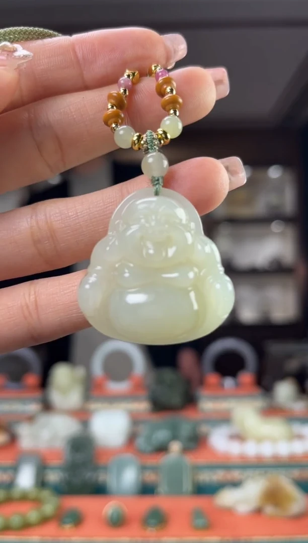 【闪购商品】和田玉颈饰未镶嵌佩佩35mm左右