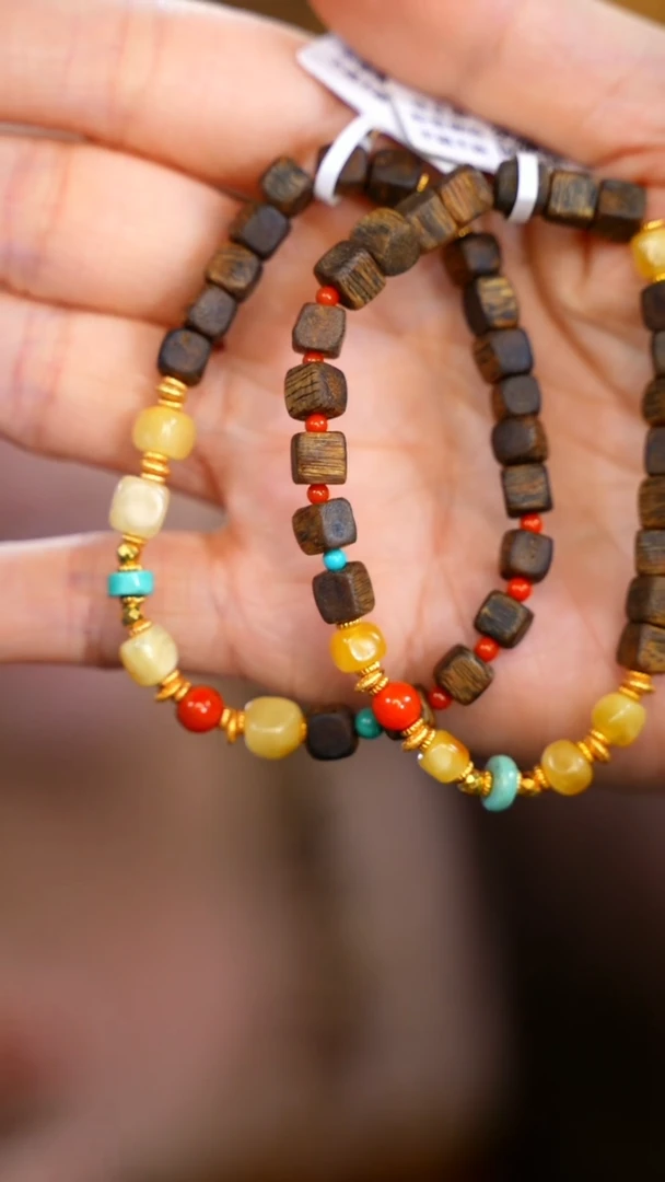 【闪购商品】沉香手串DIY方糖单圈多样性发一条