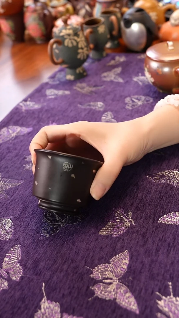 紫砂其他焐灰马蹄杯