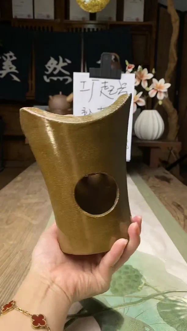 炭炉窑变琥珀小蛮腰