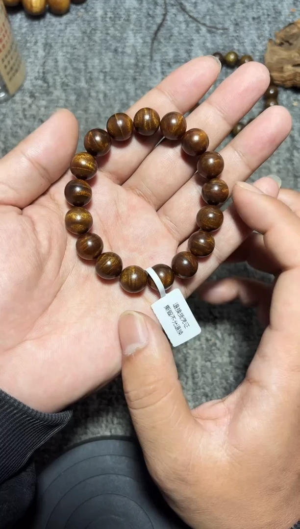 金丝楠手串/手链枯木1.2单圈120