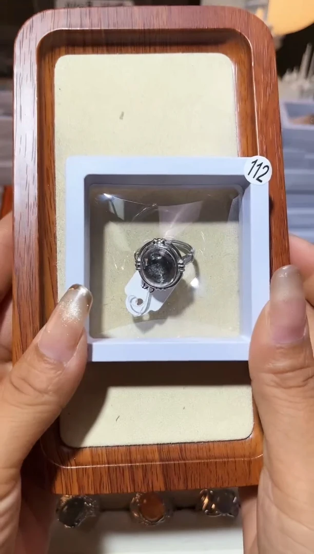 【闪购商品】水晶戒指银S925镶嵌定制