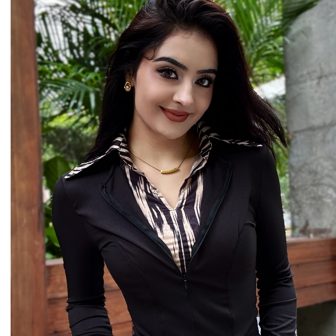 韩式atlas假两件polo长袖T恤上衣紧身修身显瘦韩系秋冬服装