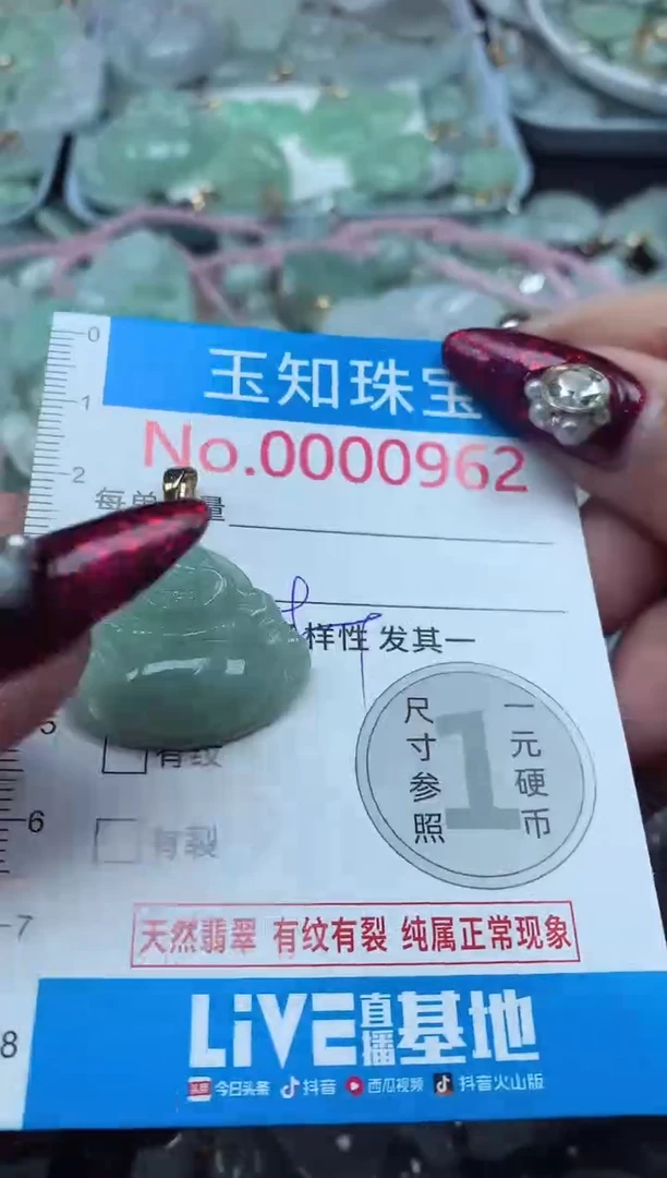 颈饰未镶嵌翡翠962