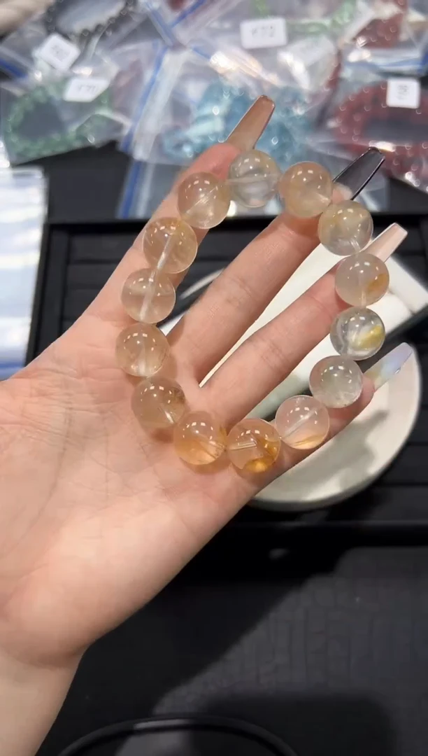 水晶手串未镶嵌75f多样性发其一【1条】默认微瑕