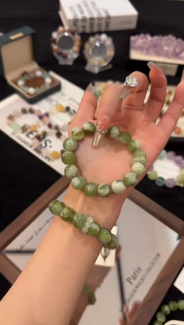 合金手链水晶岫玉x3207