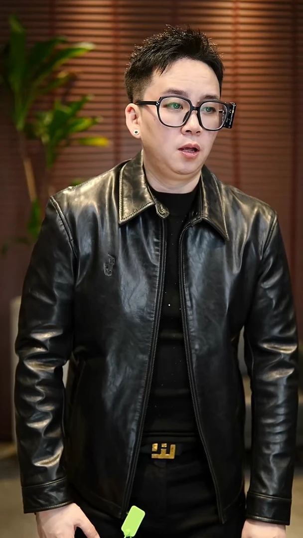 48码（100-125斤）羊皮夹棉夹克