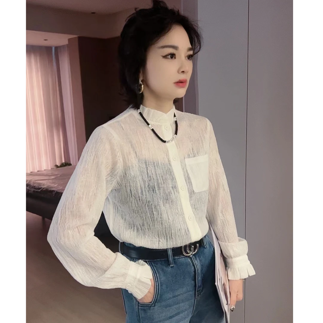 ZM25年新款设计感羊毛高级感衬衫（86163）