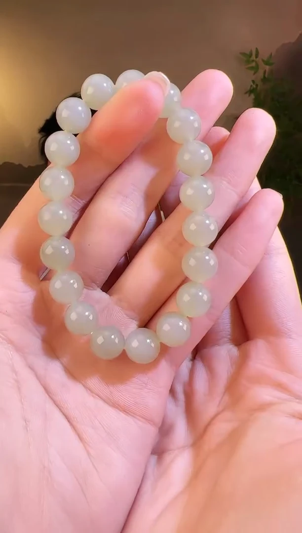 【闪购商品】和田玉手串未镶嵌晴水10手串