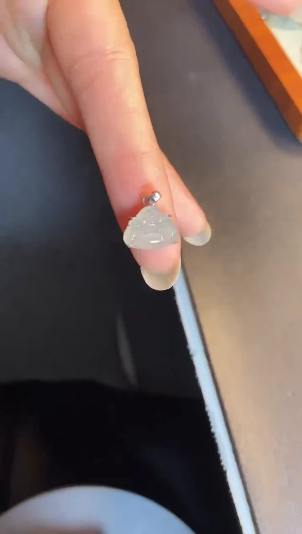 吊坠(不含链)银S925镶嵌翡翠1