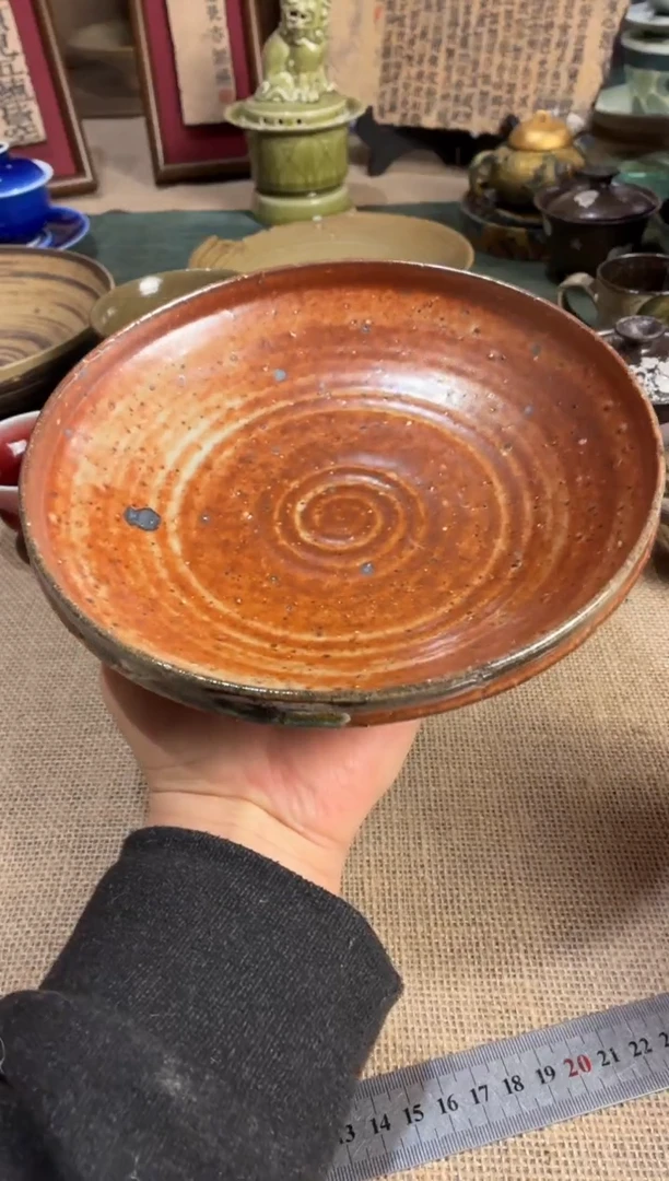 瓷片8寸雪至野立边锅盘（福利款）