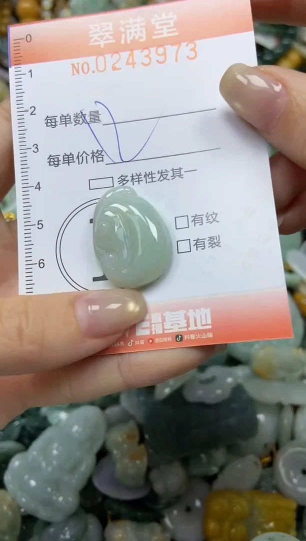 未镶嵌挂件翡翠闪购0243973