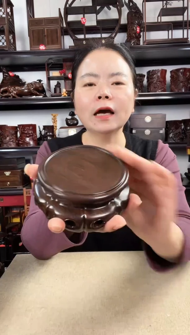 木旋转如意老李红木工艺品