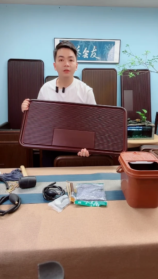 80*40*4凌龙红色款式茶盘