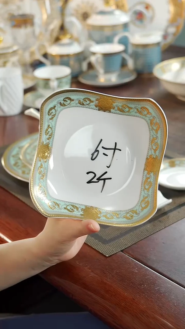 瓷片6英寸沙拉碗2个