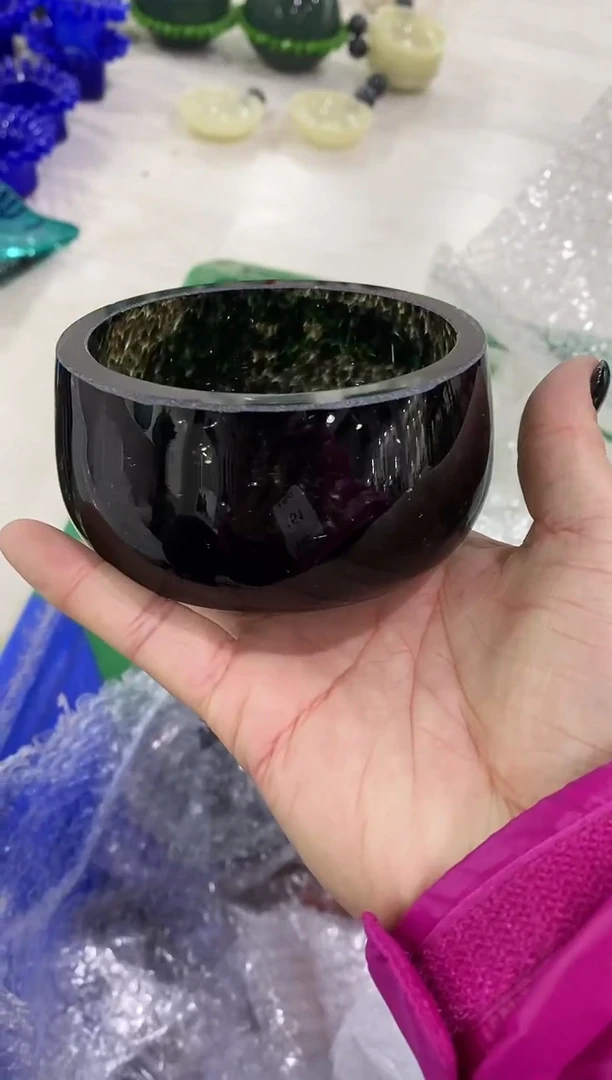 钢****?慕忆家手作琉璃花瓶瑕疵