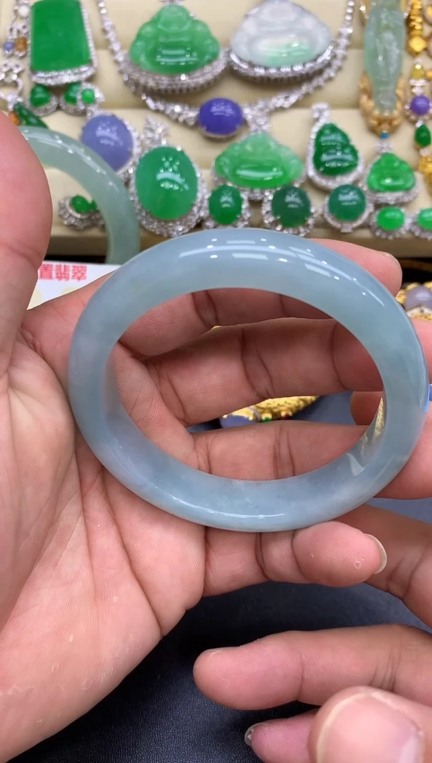未镶嵌手镯翡翠381-中国好珍宝