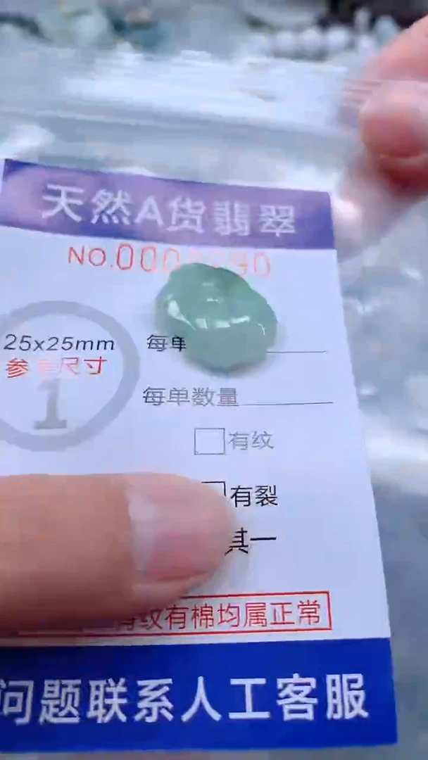 翡翠未镶嵌吊坠(不含链)1