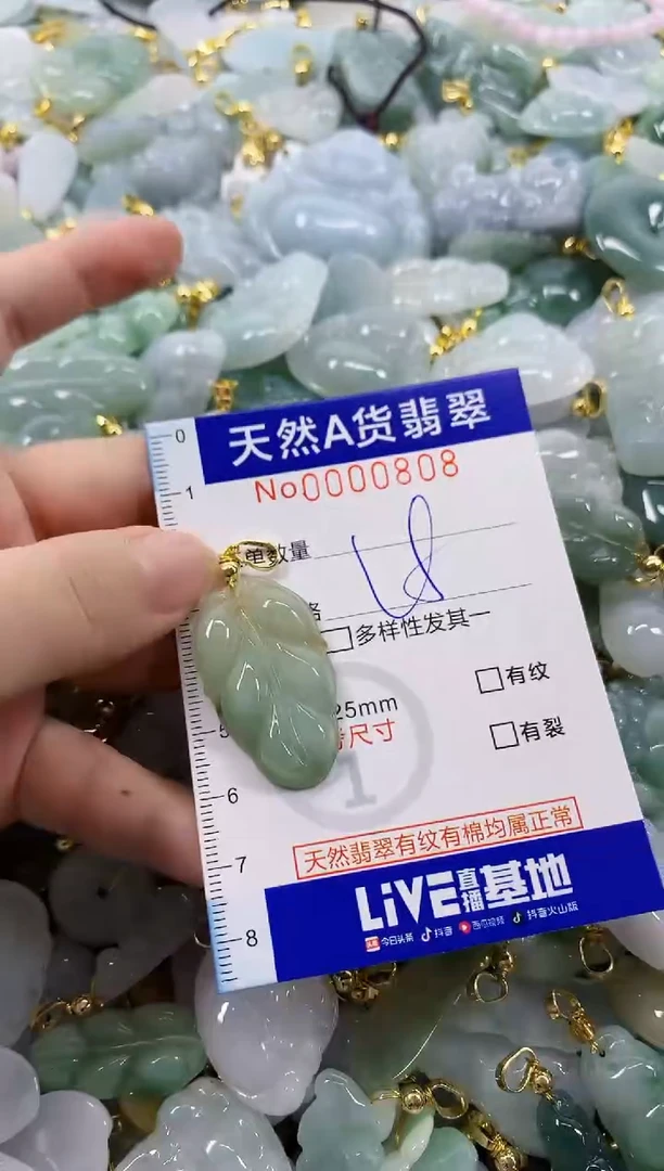 颈饰未镶嵌翡翠天然A货翡翠