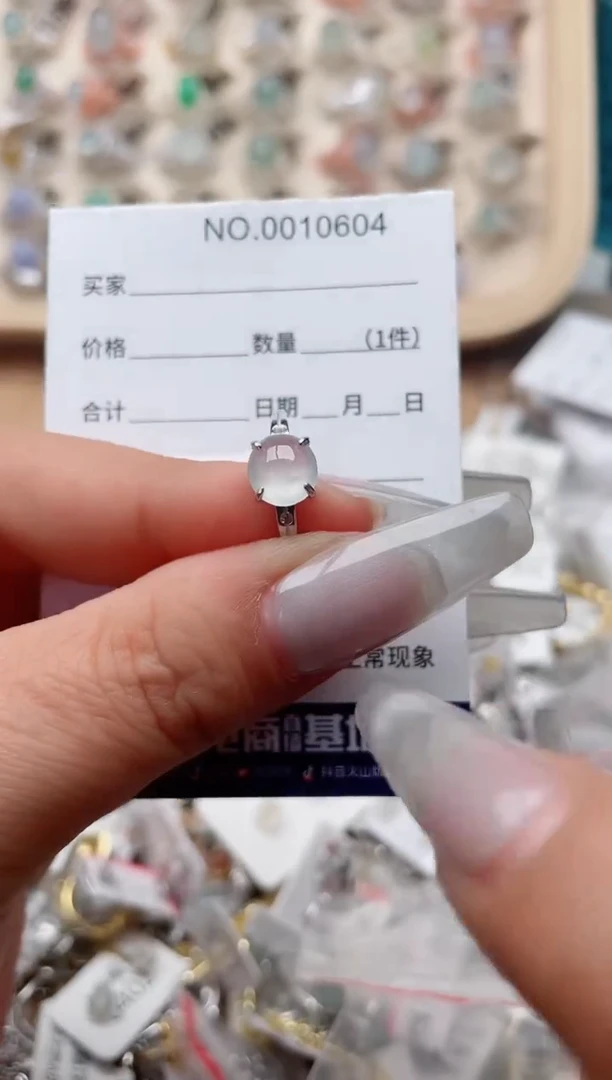 【闪购商品】翡翠戒指银S925镶嵌、