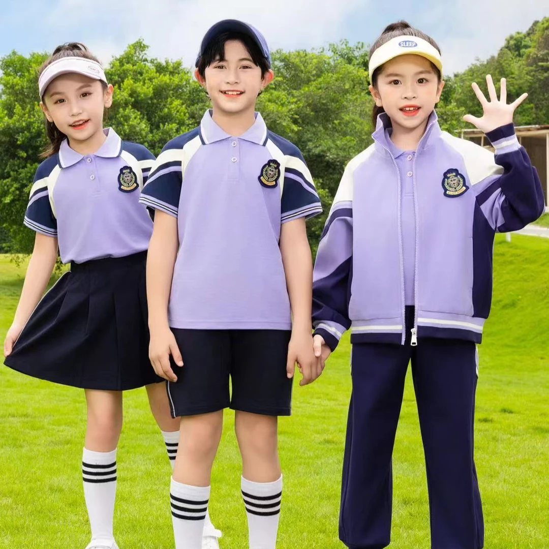 康城小学一年级 十五校 十一小 校服套装短袖