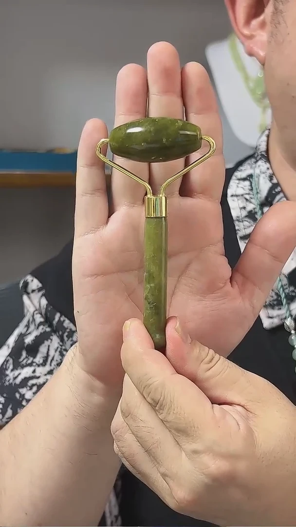 岫玉未镶嵌手把手把